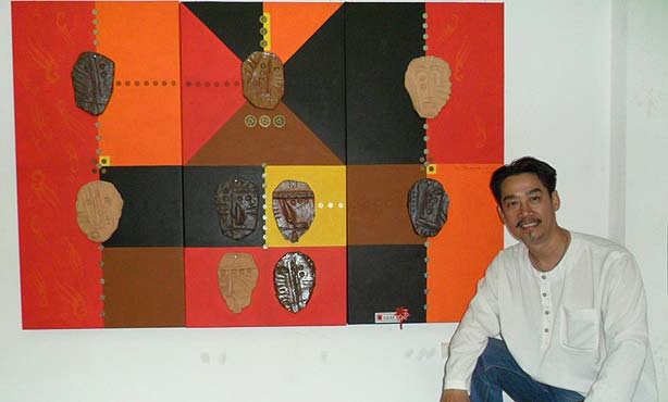 Họa sĩ Lâm Thanh và "Tình đất và lửa" tác phẩm đoạt giải A năm 2012